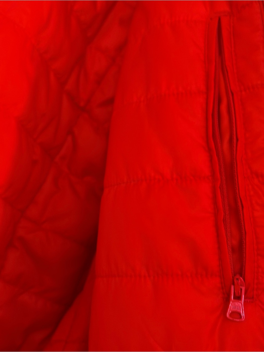🏈Season🔥Lands' End Unisex Waterproof Insulated Red Hooded Stadium Parka XL/18 - Picture 8 of 10